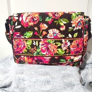 Vera Bradley Quilted Messenger Bag